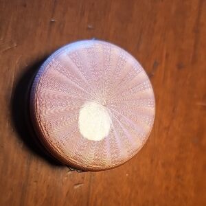 Sterling Pink Full Guilloche Trinket Box